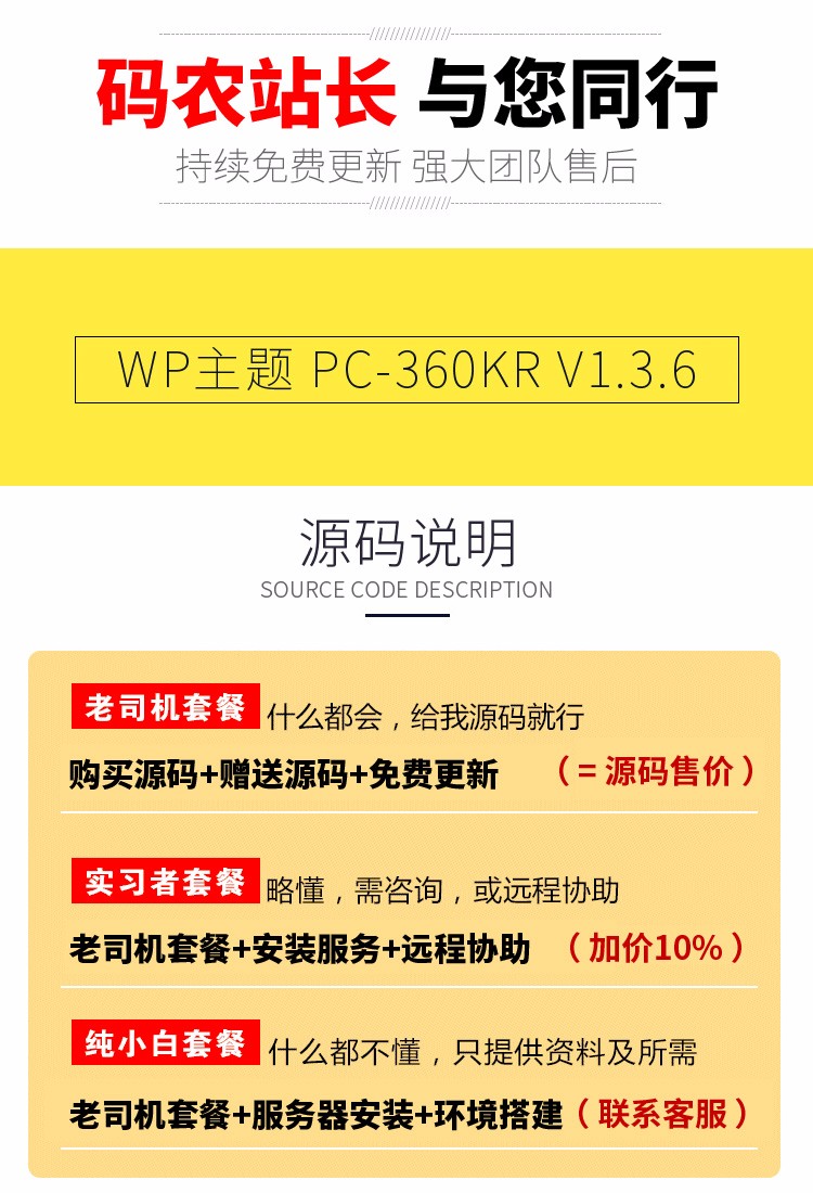WordPress主题 PC-360Kr 1.3.6 多功能响应式主题 